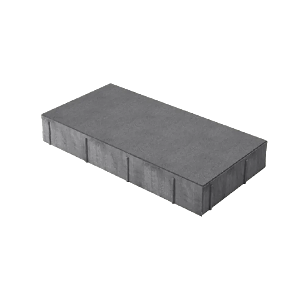 Тротуарная плитка Прямоугольник 4П6ф 400*200*60 Темно-серая 60мм