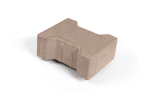 Тротуарная плитка Катушка 1Ф8ф бежевая 80мм